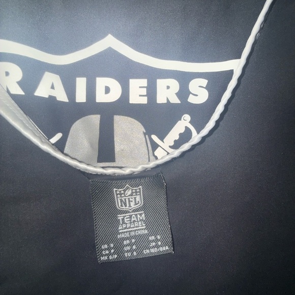 Raiders Black sleeveless bodysuit low back black white - Picture 4 of 4